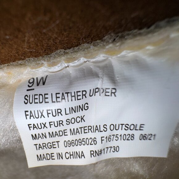 Universal Thread - Charleigh Brown Suede Leather Boots - Picture 5 of 5